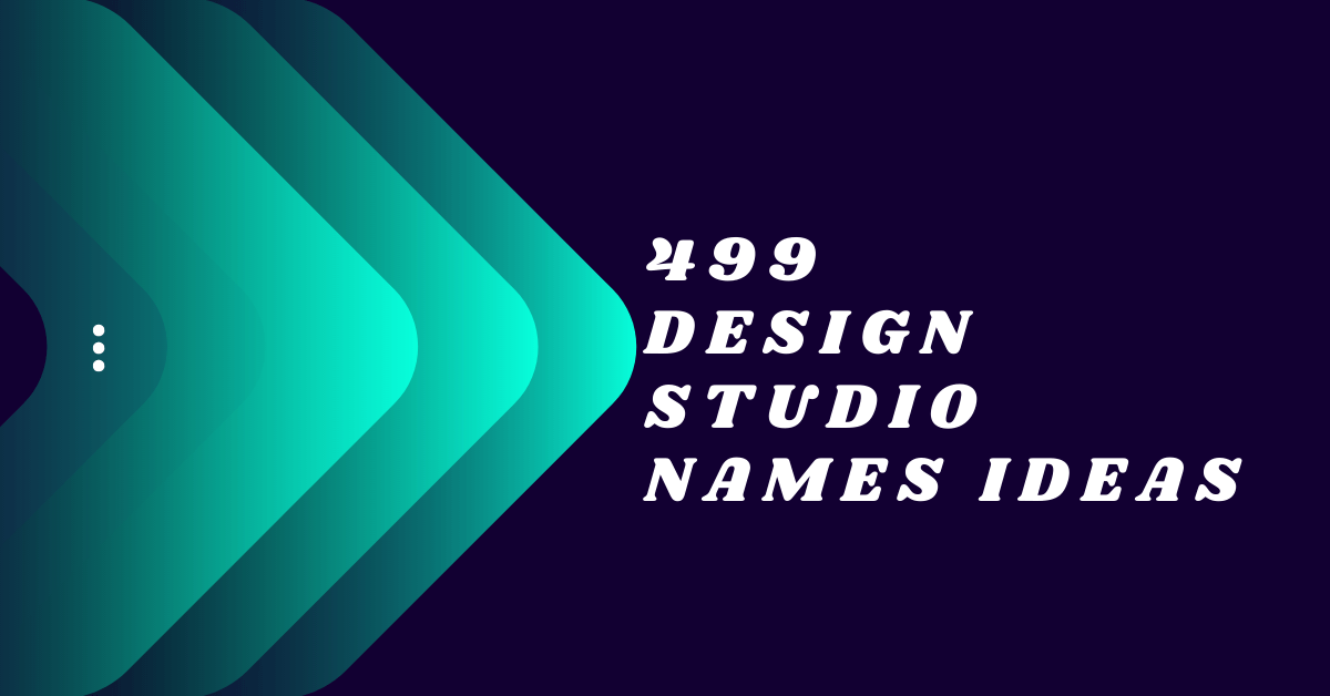 501 Catchy Design Studio Names To Inspire You