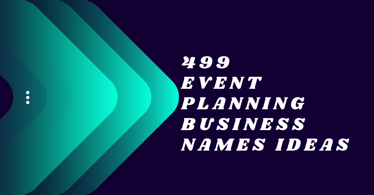 examples of event planning business names
