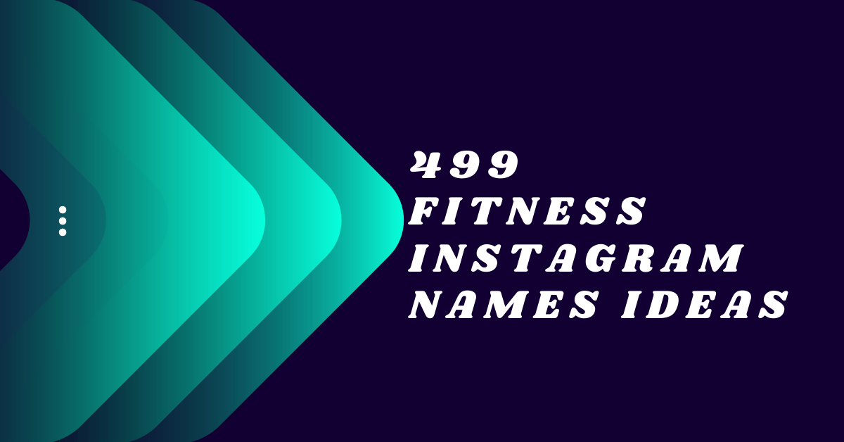 fitness journey instagram name ideas