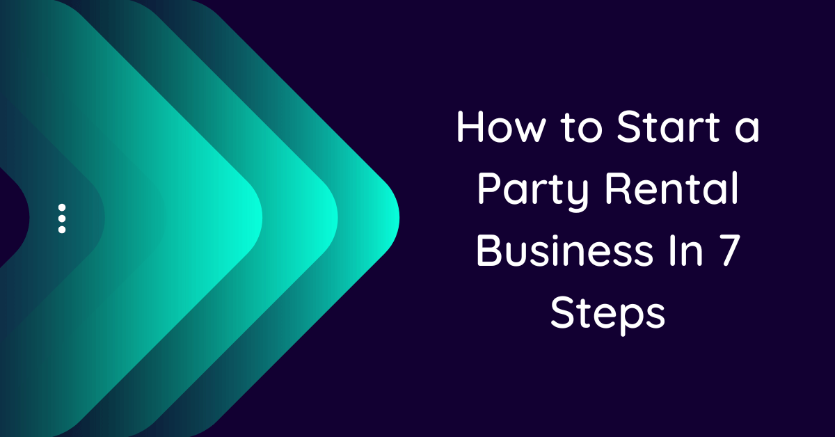 marketing plan for party rental business