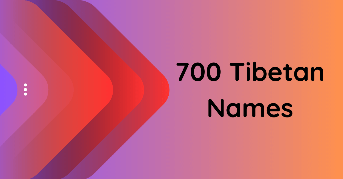 tibetan names meaning